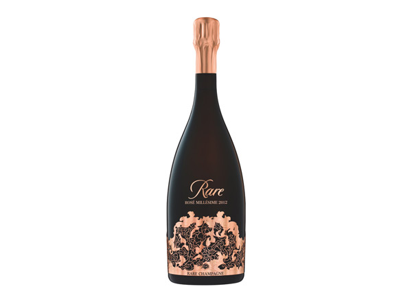 襄阳白雪香槟回收稀露香槟黑钻年份桃红香槟Rare Rose（礼盒装）